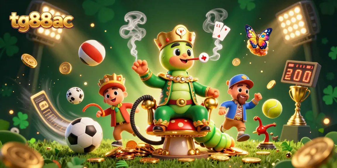 Experience thrilling gambling fun with tg88ac’s unique characters and casino elements in this vibrant scene.