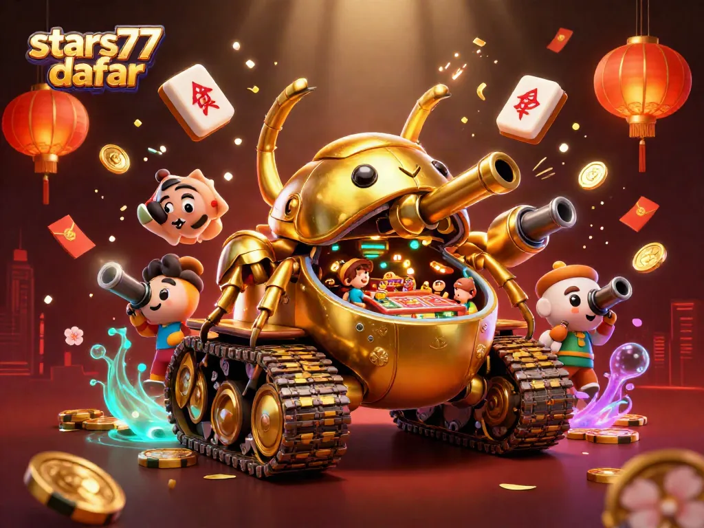 Gambarkan momen epik saat mendaftar di stars77 daftar dengan kesenangan kasino mini dalam tank gadget unik.