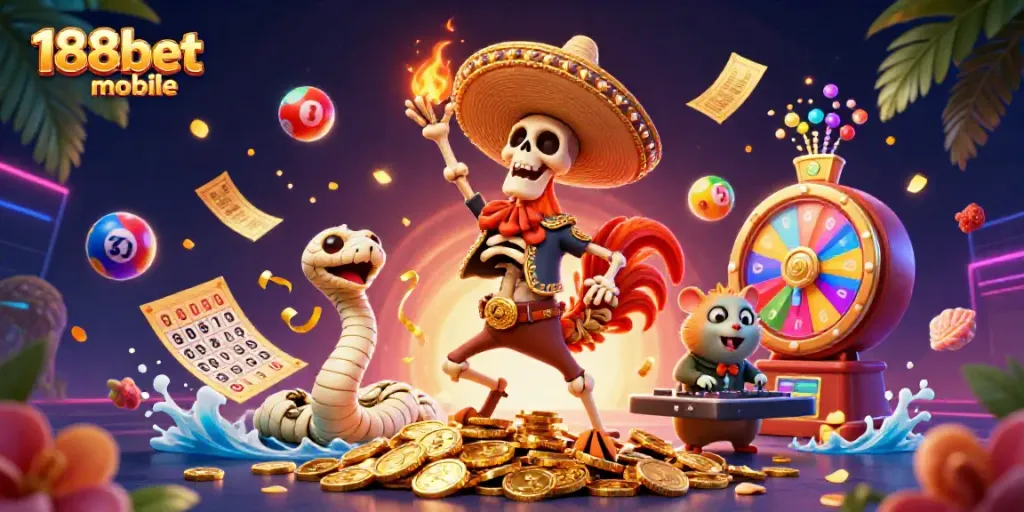 Experience thrilling action with 188bet mobile as characters celebrate with stunning visuals and dynamic elements.