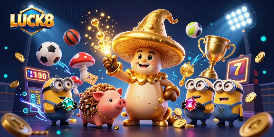 LUCK8 chinh phục jackpot với hình ảnh phù thủy và những viên ngọc sắc màu cực kỳ hấp dẫn
