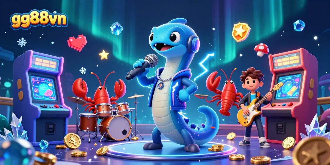 Experience thrilling games at gg88vn's immersive underwater casino featuring vibrant characters.