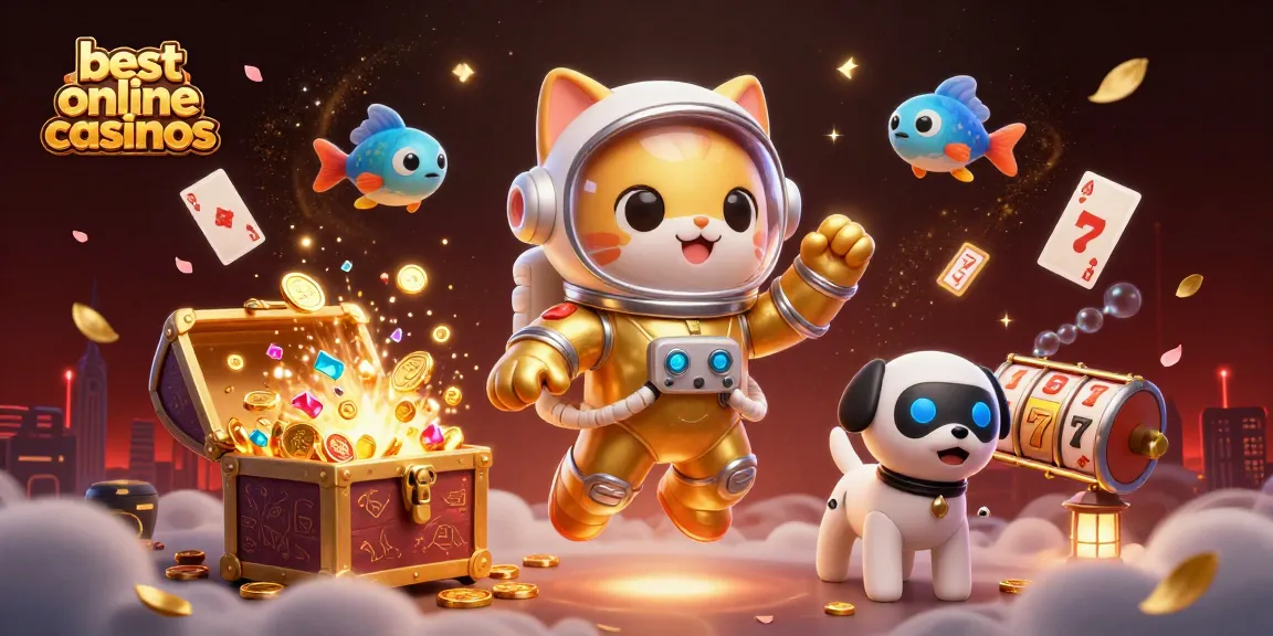 Experience the excitement at the best online casinos with 3D characters and dynamic casino elements.