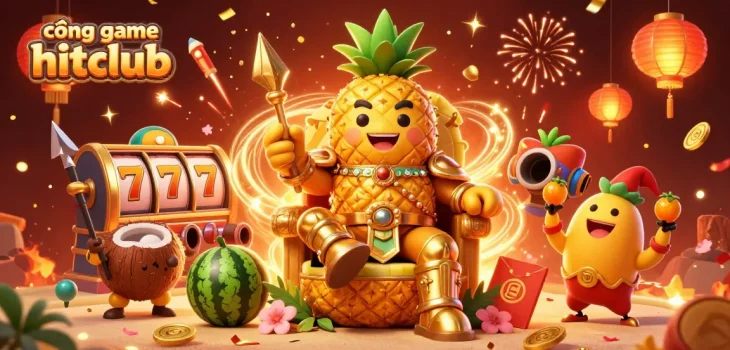 Experience the exciting world of cổng game hitclub with vibrant casino elements and characters.