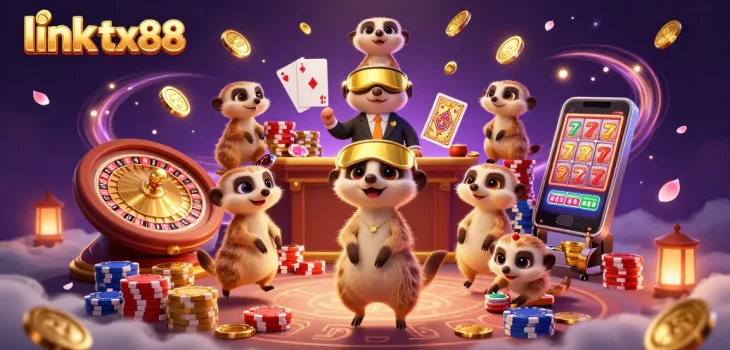 Win big with link tx88 as meerkats manage a vibrant casino scene filled with excitement.