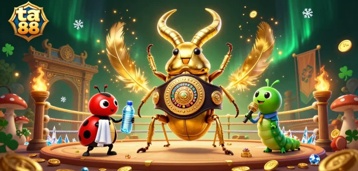 Experience thrilling action at ta 88 with a vibrant boxing-themed casino scene featuring unique characters.